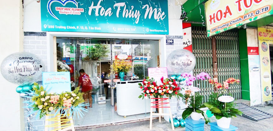 Shop hoa tuơi quận Tân Phú - Hoa Thuỷ Mộc